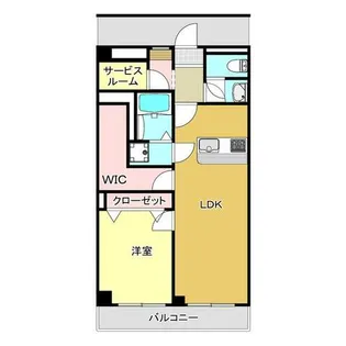 オリンピックマンション厚木【6階】の間取り