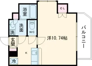 クレアール巣鴨【9階】の間取り