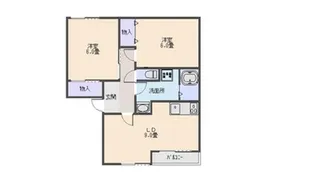 エクセルシオール【202号室】の間取り