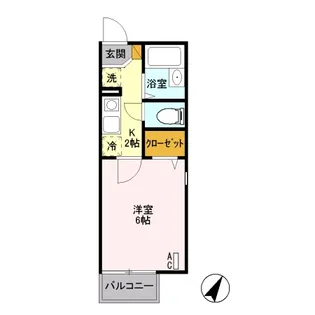 サンコーポ【01010号室】の間取り