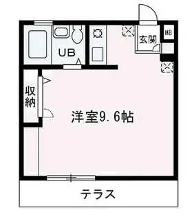 ロッジガーデンⅡ【103号室】の間取り