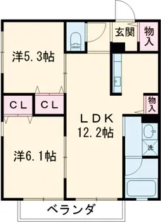 イレブン【2階】の間取り