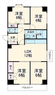 エスポア金山Ⅲ【5階】の間取り