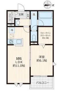 リバティ大泉学園【1階】の間取り
