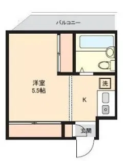 クロノス相模原south【202号室】の間取り