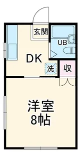 絵美瑠館B【1階】の間取り