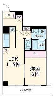 マンション峰岸【3階】の間取り