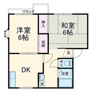 メゾン並木【1階】の間取り