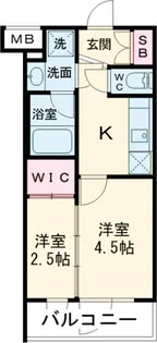 仮称)PREMIUM CUBE世田谷【2階】の間取り