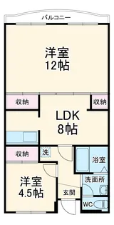 ハイムアズマ【5階】の間取り