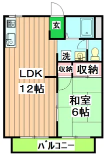 スリーゼ西向日【201号室】の間取り