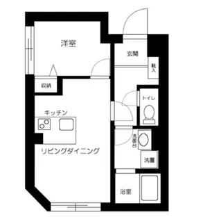 ES−Grande東中野【201号室】の間取り