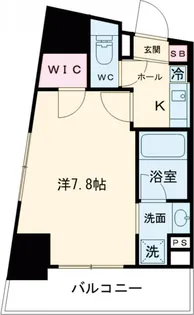 パークキューブ新板橋【5階】の間取り