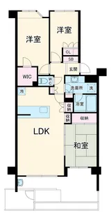 ライオンズ青葉の森フォレストマーク【104号室】の間取り