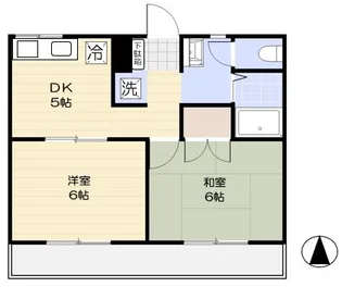 アネックス峠【203号室】の間取り