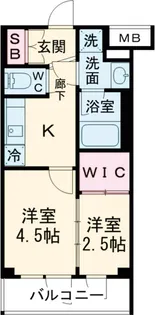 仮称)PREMIUM CUBE世田谷【3階】の間取り