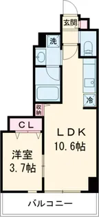 豊玉カームマンションWEST【1階】の間取り