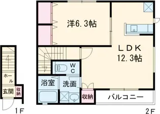 メゾン シェリール【2階】の間取り