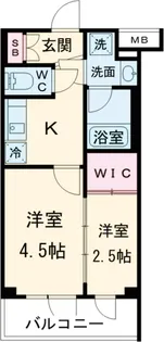 仮称)PREMIUM CUBE世田谷【3階】の間取り