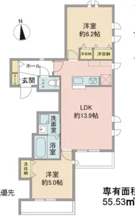 Wisteria Village【3階】の間取り