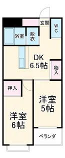 ナバテックV【3-D号室】の間取り