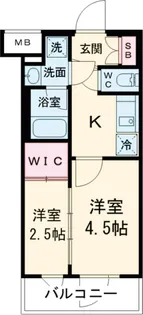 仮称)PREMIUM CUBE世田谷【4階】の間取り