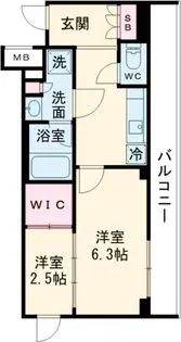 仮称)PREMIUM CUBE世田谷【4階】の間取り