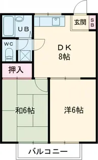 フェリチターレA棟【101号室】の間取り