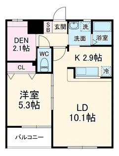 エトワール橋本【2階】の間取り