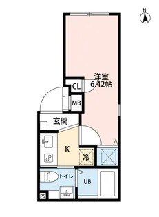 アトリオ新宿早稲田【4階】の間取り