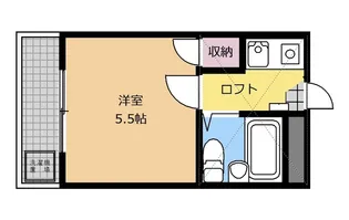 セピア【104号室】の間取り