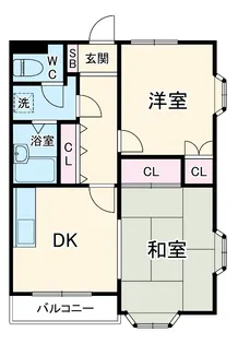 メロウハウス【2階】の間取り
