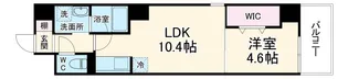 ブロード江坂広芝町レジデンス【6階】の間取り