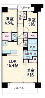 メガシティテラス4棟DaysCourt【1007号室】の間取り