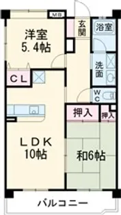 グリーンパレス藤塚【3階】の間取り
