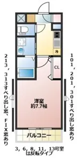 ヴァンヴェールオマージュⅡ【1階】の間取り