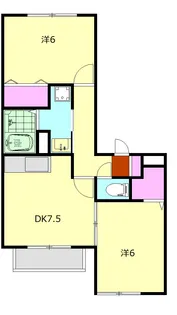 HAPPY KOMACHIYO【2階】の間取り