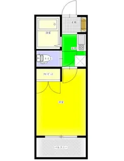 メゾン百合丘【202号室】の間取り