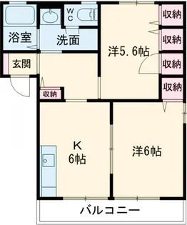 エクセロンC【2階】の間取り