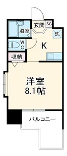 サンシャイン上前津【506号室】の間取り