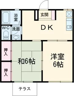 ジュネスMO【2階】の間取り