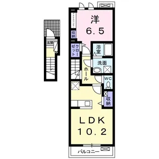 ニューアセット【2階】の間取り