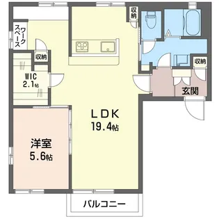 サンラフォーレC【2階】の間取り
