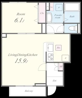 ルミセンス【1階】の間取り