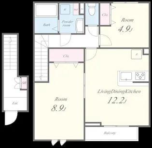 ルミセンス【2階】の間取り