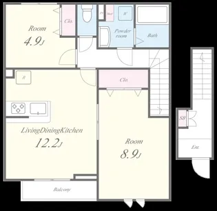 ルミセンス【2階】の間取り