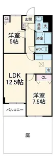 Morris芝【1階】の間取り