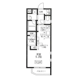 ドマーニ桜台【201号室】の間取り