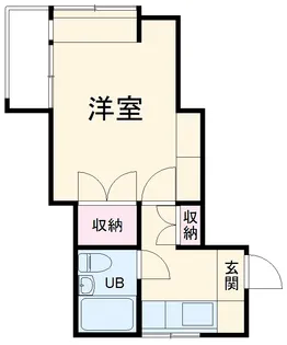 グランドハイツかつらぎ【1階】の間取り