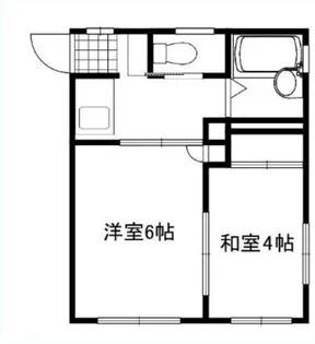 ハイツフレンズ2【1階】の間取り